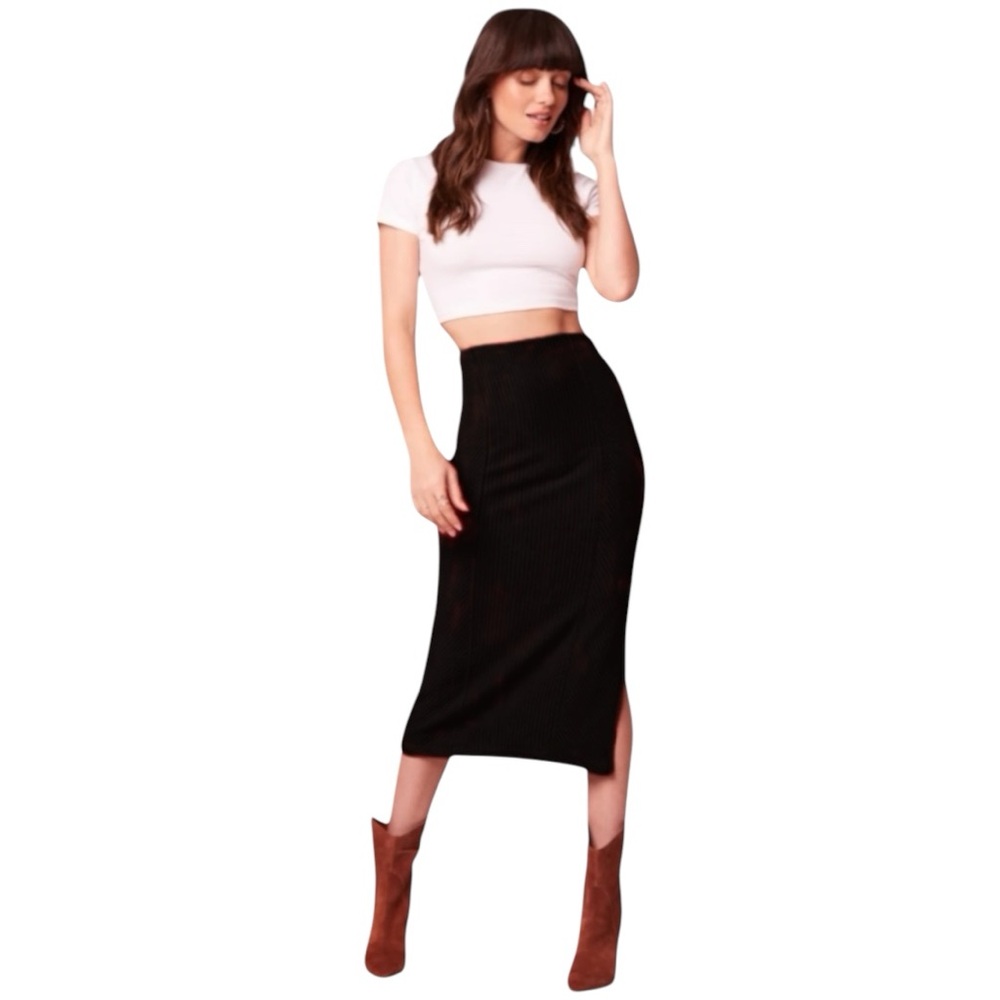 Band of the Free (formerly Band of Gypsies) Renée Black Midi Pencil Skirt NWT